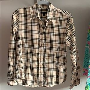 Women’s Burberry button up shirt